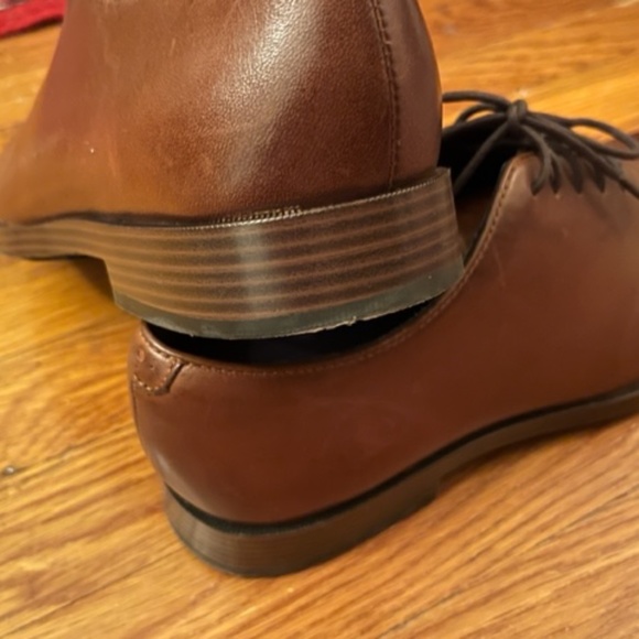 Cole Haan Men's Jefferson Grand British Tan Leather Oxford Dress Shoes 8.5 - Picture 4 of 5